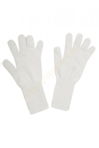 Lujosos guantes blancos de algodón de Papá Noel, tamaño adulto (1 par),  ultrasuaves, calidad premium, clásicos y elegantes, perfectos para fiestas