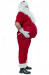 Traje de Papá Noel super deluxe de forro polar - completo de 11 elementos