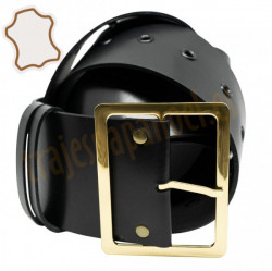 Cinturón de cuero natural de Papá Noel