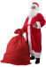 Traje de Papá Noel con abrigo de forro polar - completo de 9 elementos