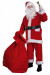 Disfraz de Papá Noel de forro polar - conjunto completo de 13 elementos y 4 accesorios
