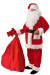 Disfraz deluxe de Papá Noel de forro polar - completo de 11 elementos