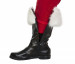 Traje de Papá Noel super deluxe de forro polar - completo de 11 elementos