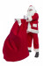 Disfraz deluxe de Papá Noel de forro polar - completo de 9 elementos