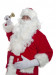 Traje deluxe de Papá Noel de forro polar - conjunto completo de 13 elementos y 4 accesorios